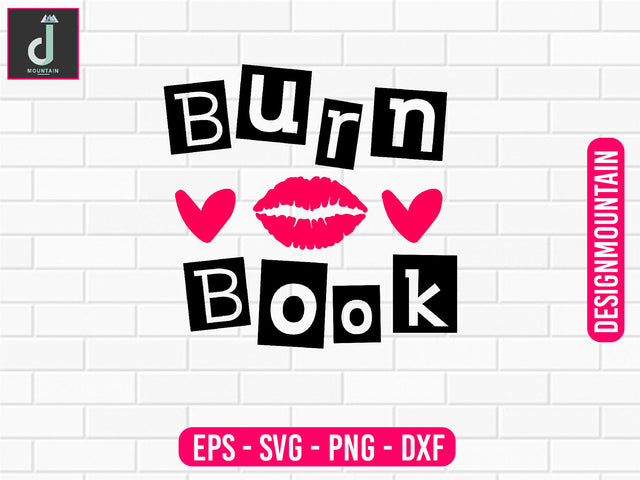 Burn Book svg design SVG Alihossainbd 