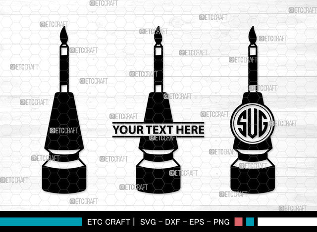 Burning Candle Monogram SVG | Birthday Candles Svg | Wax Candle Svg | Melting Candle Svg | Christmas Candle Svg | Meditation Candle Svg | Candle Svg | Burning Candle Monogram SVG ETC Craft 