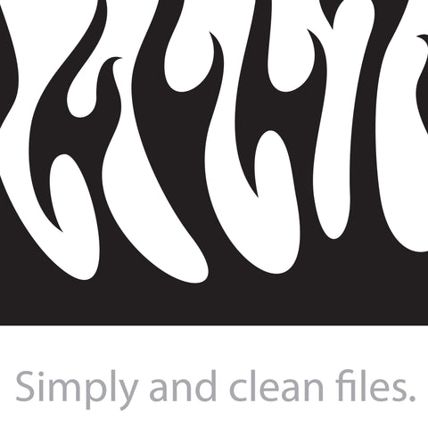 Burning fire flame SVG TribaliumArtSF 