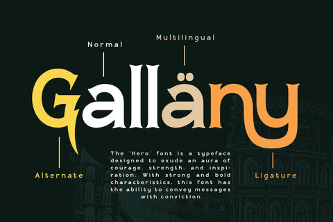 Buroek | Display Hero Font Font twinletter 