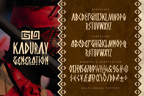 Burowai - Tribal Font Font Arterfak Project 
