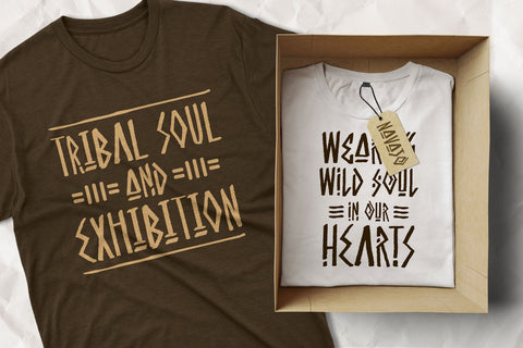 Burowai - Tribal Font Font Arterfak Project 