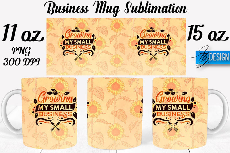Business 11 | 15 Oz Mug Sublimation Sublimation Fly Design 