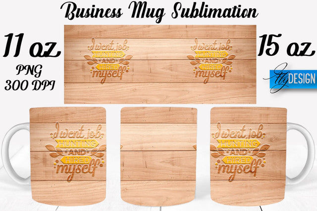 Business 11 | 15 Oz Mug Sublimation Sublimation Fly Design 