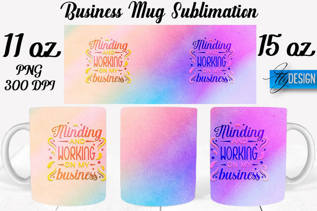 Business 11 | 15 Oz Mug Sublimation Sublimation Fly Design 