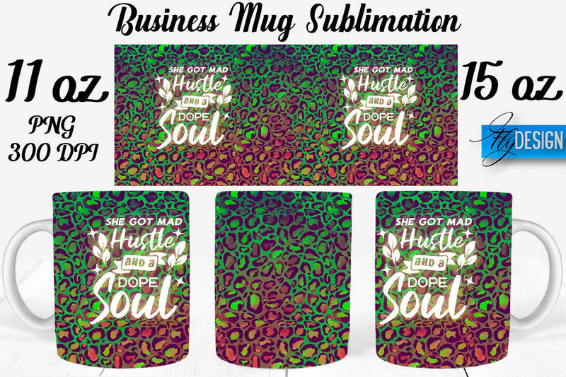 Business 11 | 15 Oz Mug Sublimation Sublimation Fly Design 