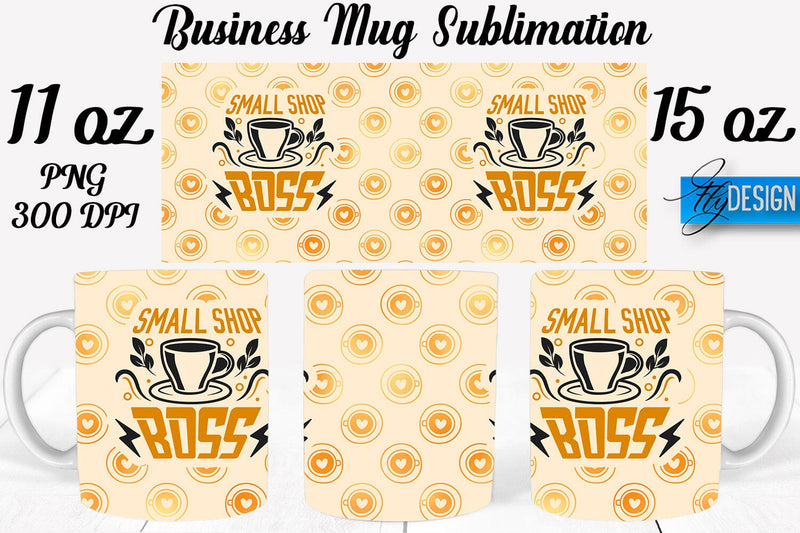 Business 11 | 15 Oz Mug Sublimation Sublimation Fly Design 