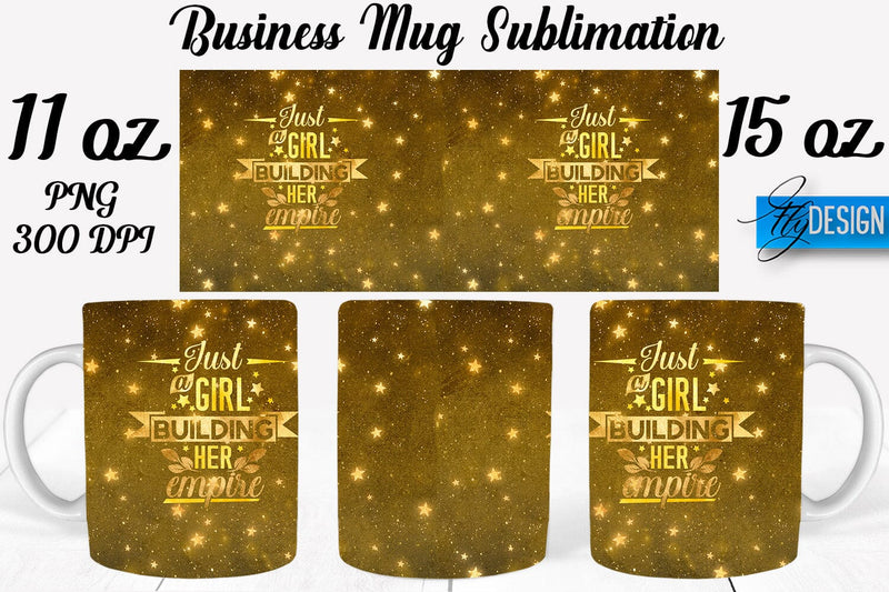 Business 11 | 15 Oz Mug Sublimation Sublimation Fly Design 