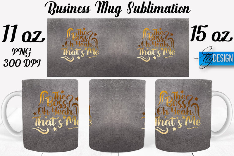 Business 11 | 15 Oz Mug Sublimation Sublimation Fly Design 