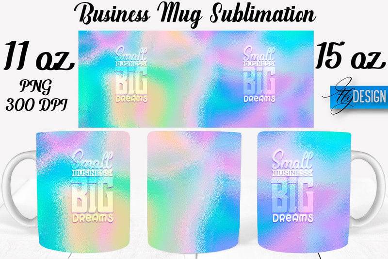 Business 11 | 15 Oz Mug Sublimation Sublimation Fly Design 