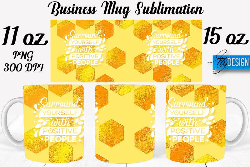 Business 11 | 15 Oz Mug Sublimation Sublimation Fly Design 