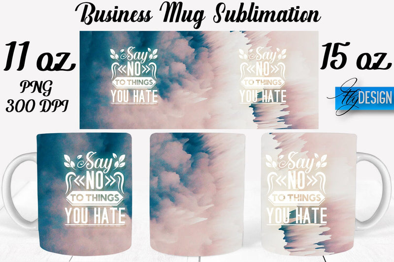 Business 11 | 15 Oz Mug Sublimation Sublimation Fly Design 