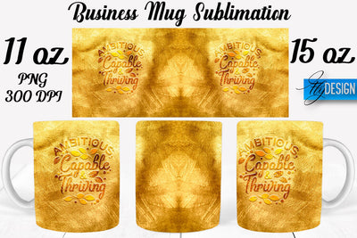 Business 11 | 15 Oz Mug Sublimation Sublimation Fly Design 