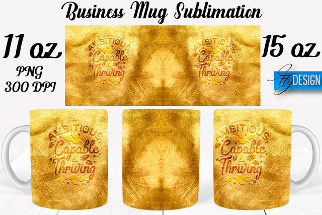 Business 11 | 15 Oz Mug Sublimation Sublimation Fly Design 