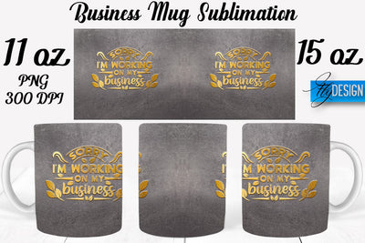 Business 11 | 15 Oz Mug Sublimation Sublimation Fly Design 