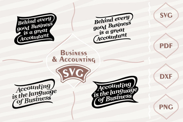 Business and Accounting - SVG bundle SVG Digital Mojito 