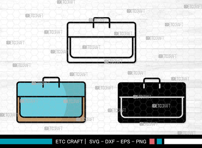Business Bag Icons Color, Business Bag Svg, Bag Svg, Business Bags, Briefcase, Business Bag Bundle, Icon Bundle, Svg Cut File, Dxf, Eps, Png, SVG ETC Craft 