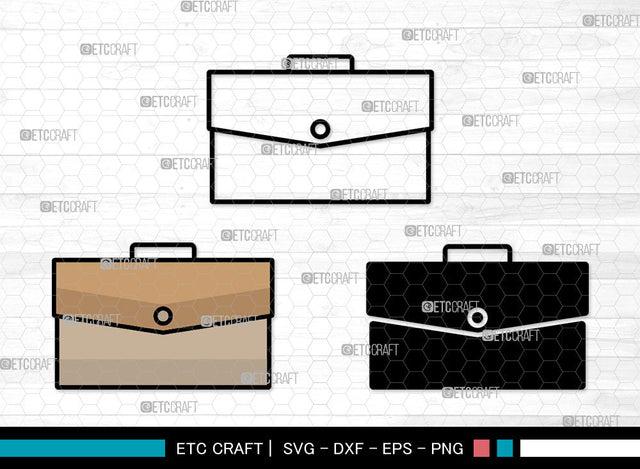 Business Bag Icons Color, Business Bag Svg, Bag Svg, Business Bags, Briefcase, Business Bag Bundle, Icon Bundle, Svg Cut File, Dxf, Eps, Png, SVG ETC Craft 