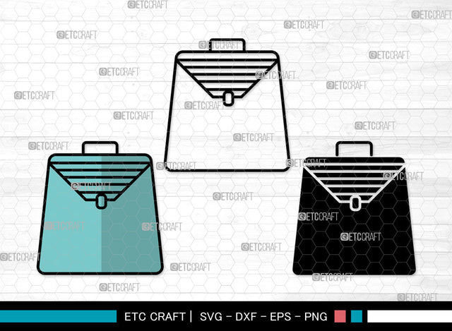 Business Bag Icons Color, Business Bag Svg, Bag Svg, Business Bags, Briefcase, Business Bag Bundle, Icon Bundle, Svg Cut File, Dxf, Eps, Png, SVG ETC Craft 