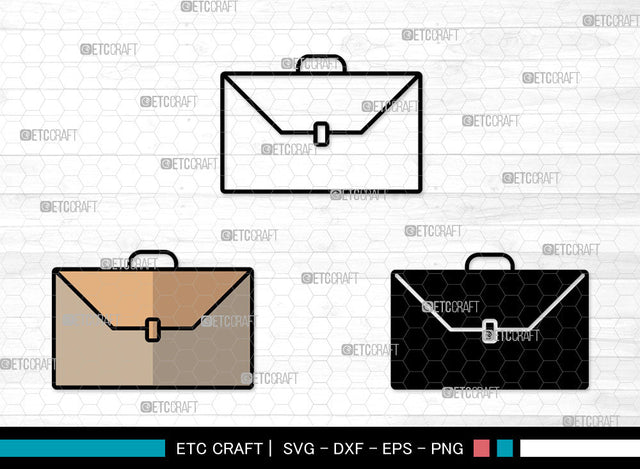 Business Bag Icons Color, Business Bag Svg, Bag Svg, Business Bags, Briefcase, Business Bag Bundle, Icon Bundle, Svg Cut File, Dxf, Eps, Png, SVG ETC Craft 