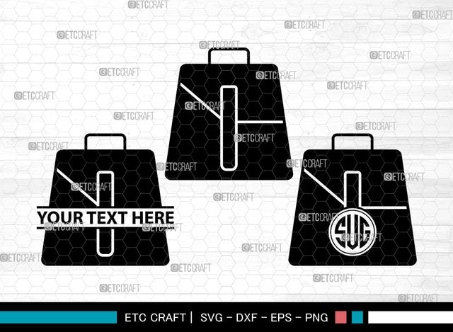 Business Bag Icons Monogram, Business Bag Svg, Bag Svg, Business Bags, Briefcase, Business Bag Monogram, Icon Monogram, Svg Cut File, Dxf, Eps, Png, SVG ETC Craft 