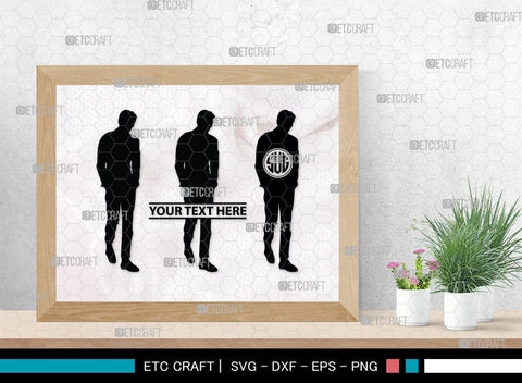 Business Men Monogram, Business Men Silhouette, Business Men SVG, Modern Businessman Svg, Working Man Svg, SB00343 SVG ETC Craft 