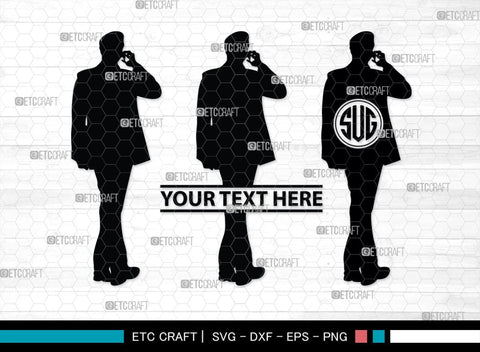 Business Men Monogram, Business Men Silhouette, Business Men SVG, Modern Businessman Svg, Working Man Svg, SB00343 SVG ETC Craft 