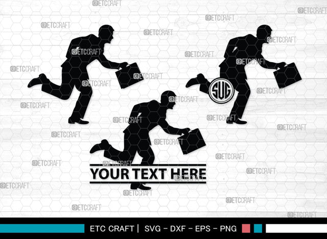 Business Men Monogram, Business Men Silhouette, Business Men SVG, Modern Businessman Svg, Working Man Svg, SB00343 SVG ETC Craft 