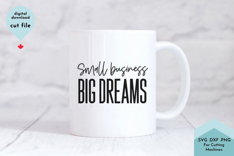 Business Owner, Big Dreams SVG Cut File SVG Lettershapes 