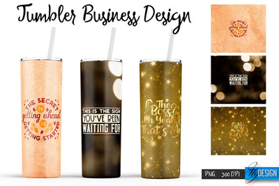 Business Tumblers Bundle Wrap 20 oz Sublimation Fly Design 