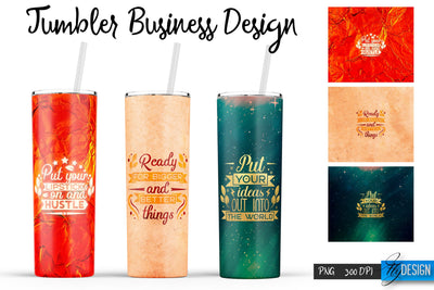 Business Tumblers Bundle Wrap 20 oz Sublimation Fly Design 