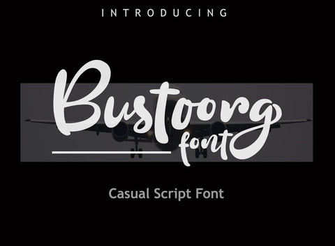Bustoorg Font Font Leamsign Studio 
