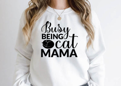 busy being cat mama SVG farhad farhad 
