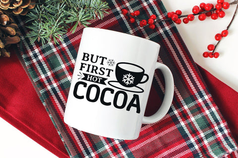 But First Hot Cocoa, Winter SVG Design SVG futivesvg 