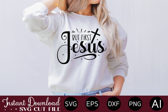 But First Jesus SVG SVG designmaster24 