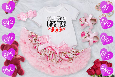 But First Lipstick SVG CraftlabSvg29 