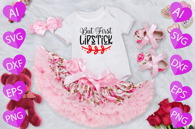 But First Lipstick SVG CraftlabSvg29 
