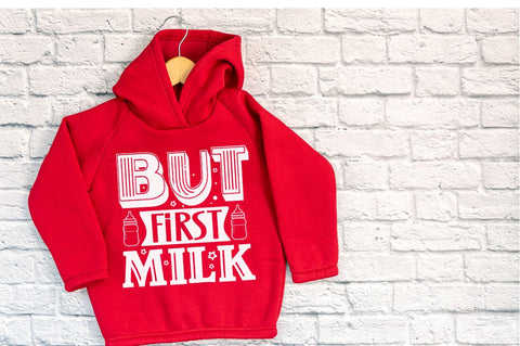 But first milk, baby SVG SVG DESIGNISTIC 
