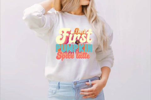 But First Pumpkin Spice Latte Sublimation SVGArt 