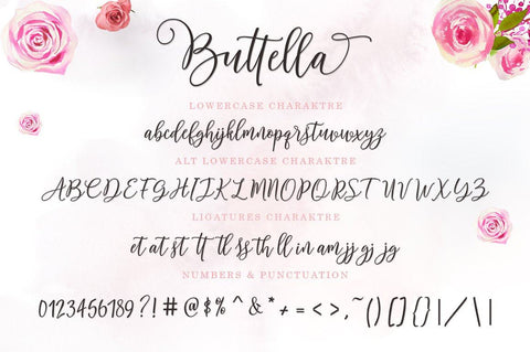 Buttella Script Font Zane Studio55 