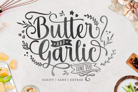 Butter and Garlic Font Holydie Studio 