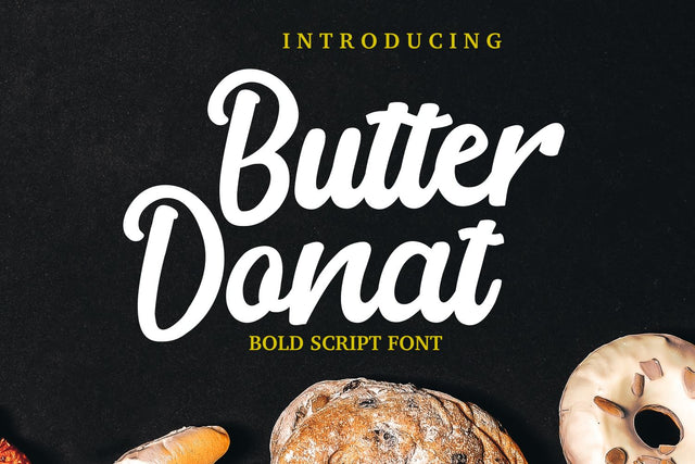 Butter Donat Font Chamsae Studio 