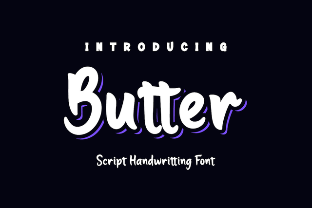 Butter Font twinletter 