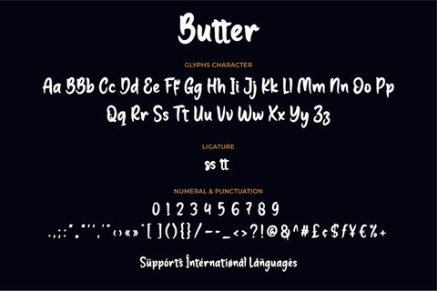 Butter Font twinletter 