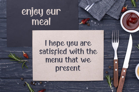 Butter Food Font Graphicxell 