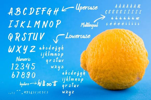 Butter Pineapple Font eknojistudio99 