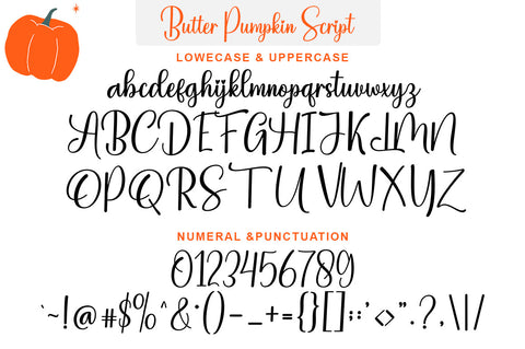 Butter Pumpkin Font Duo Font Rotterlab studio 