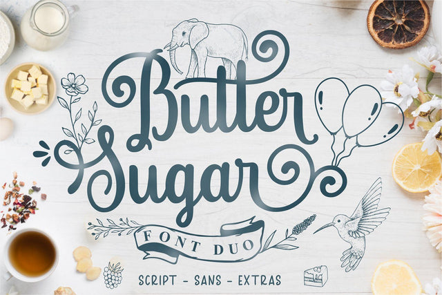 Butter Sugar Font Mozarella 
