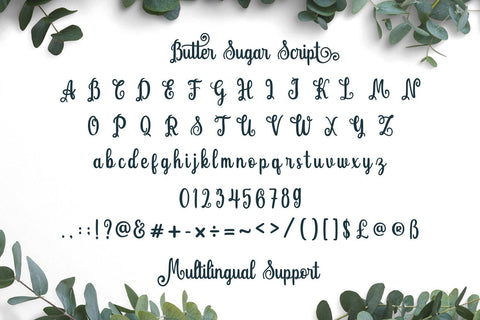 Butter Sugar Font Mozarella 