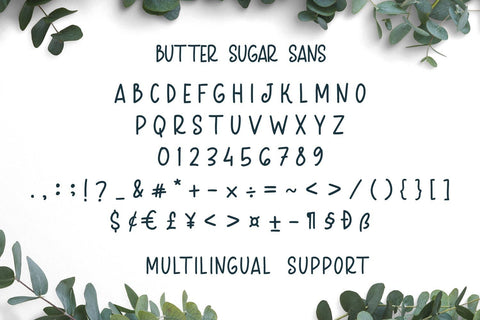 Butter Sugar Font Mozarella 